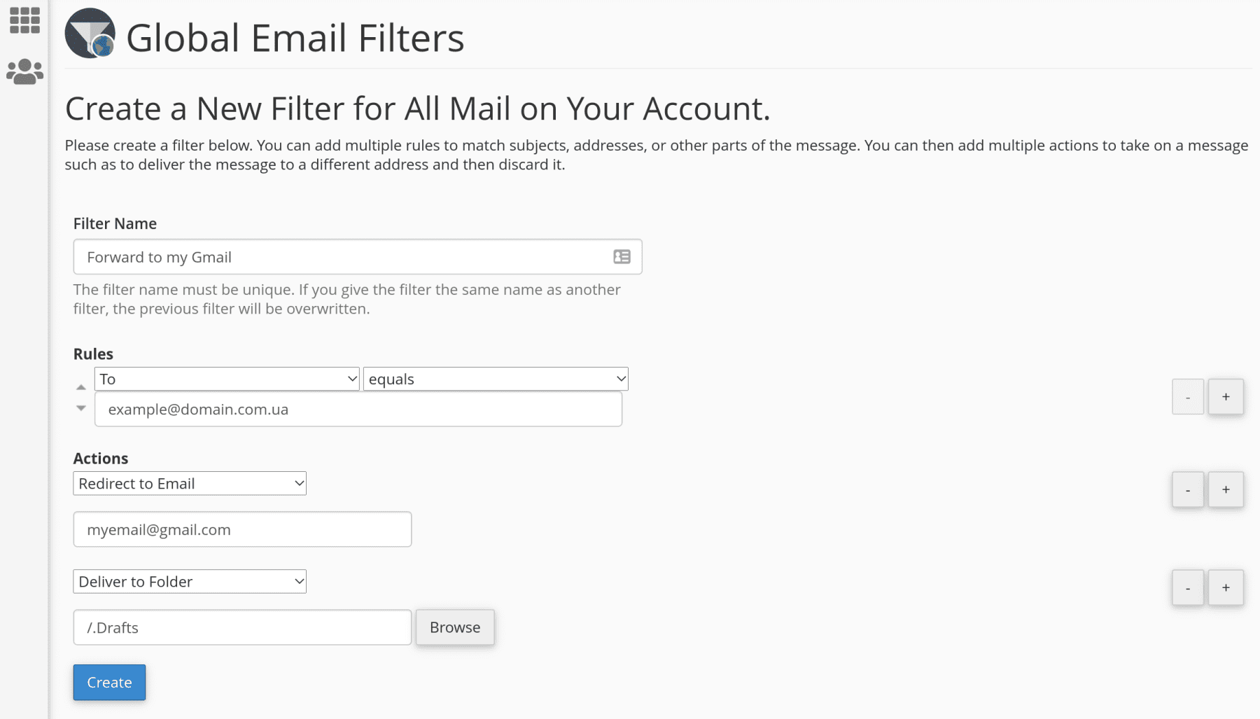 Global Email Filters: Streamline Email Organization || hostrs