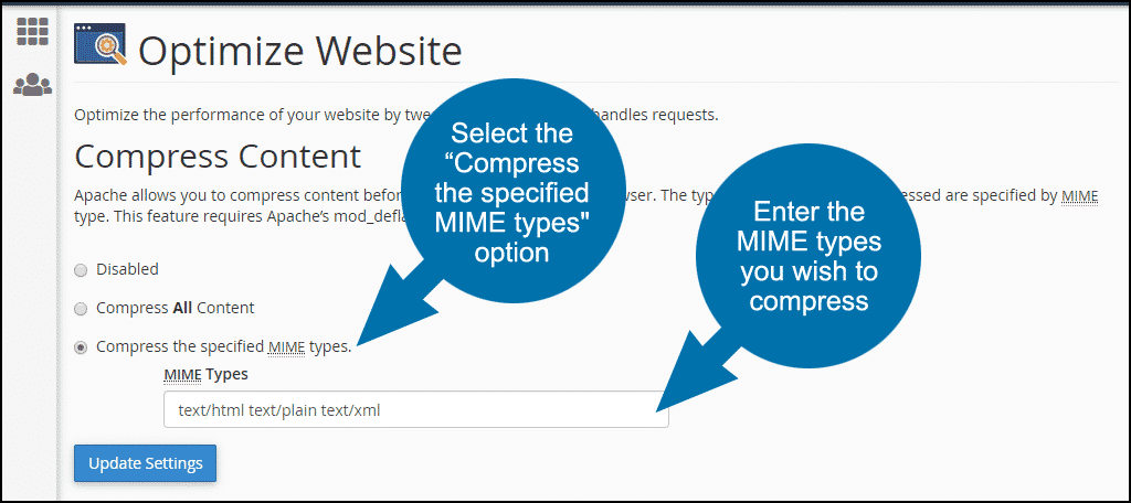 cPanel optimize 05