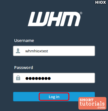 login web host manager