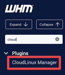 cloudlinux manager