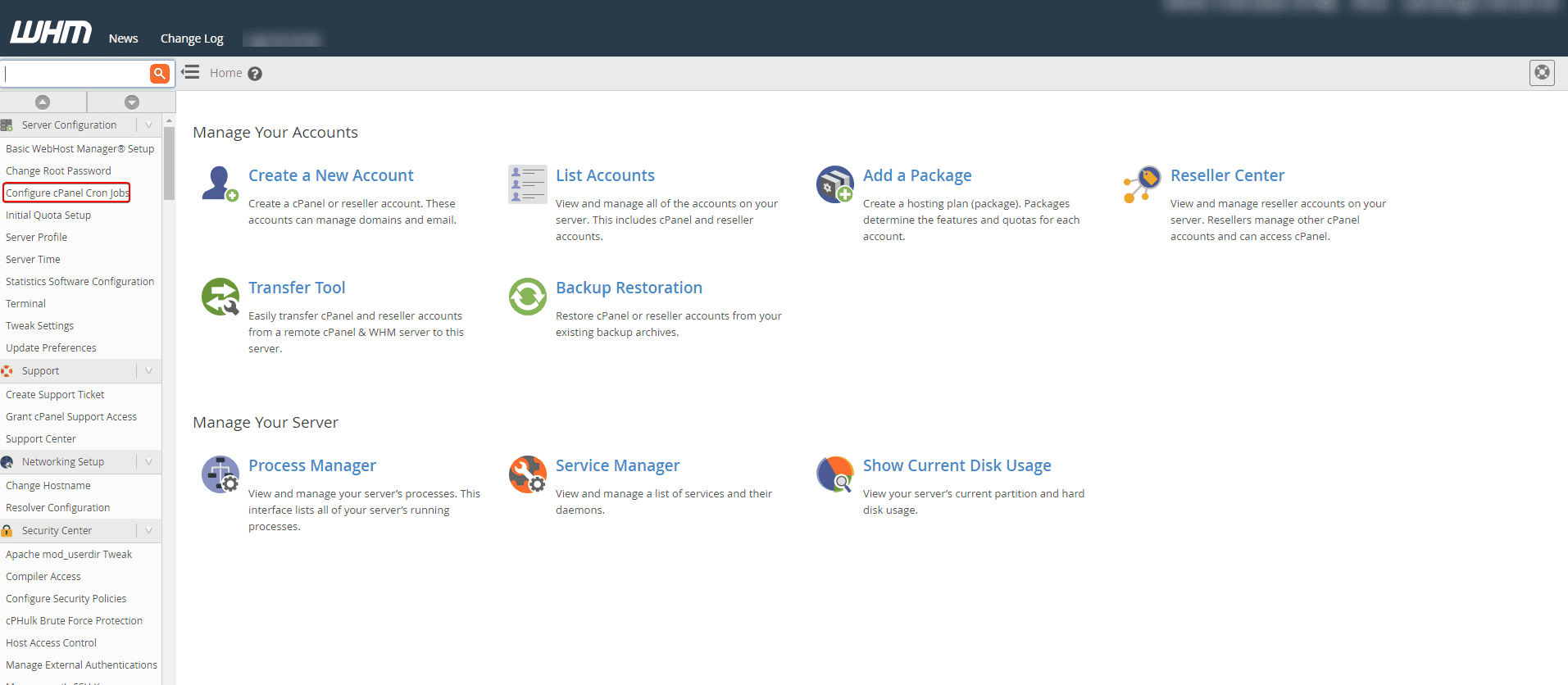 cPanel Cron Jobs