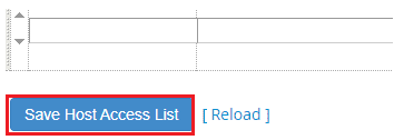 Host Access Control