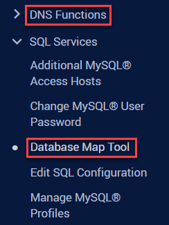 Database Map Tool